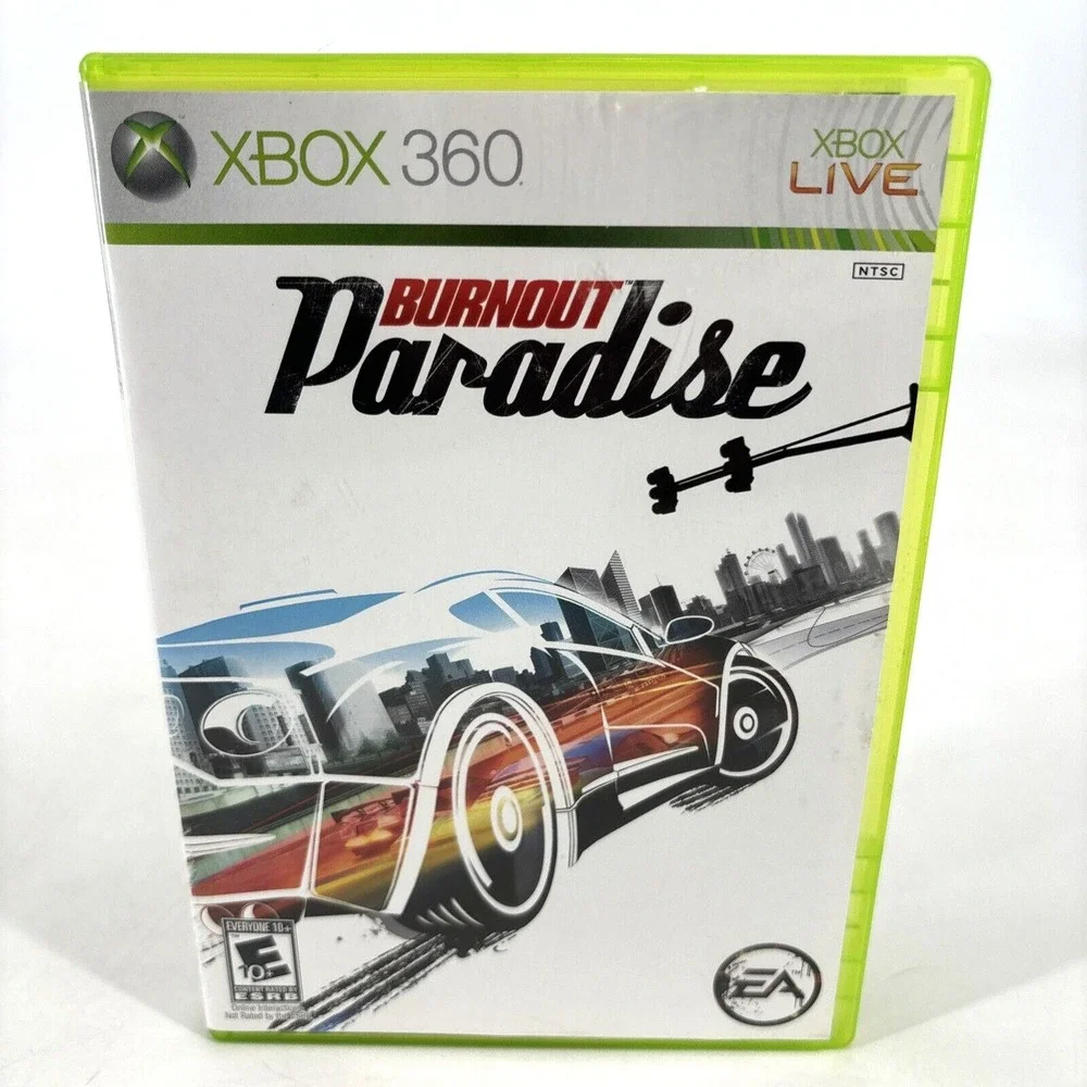Burnout‎ Paradise Xbox 360 Complete w/ Manual